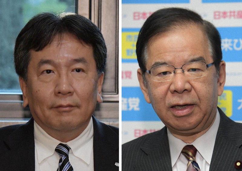 立憲・野田と枝野、安保法制容認　→共産党「戦争法廃止が野党共闘の一丁目一番地だ」